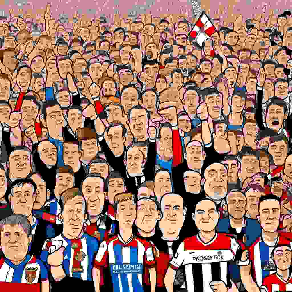 6000 Toon Fans in Sunderland