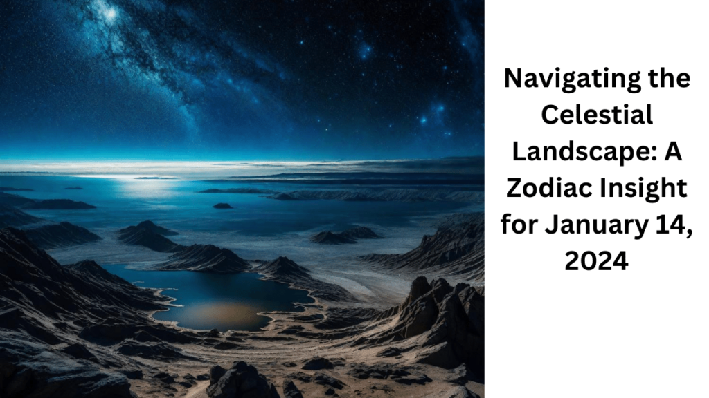 Navigating the Celestial Landscape: A Zodiac Insight for January 14 2024